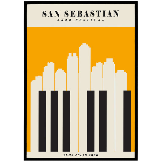 Yellow Jazz Poster