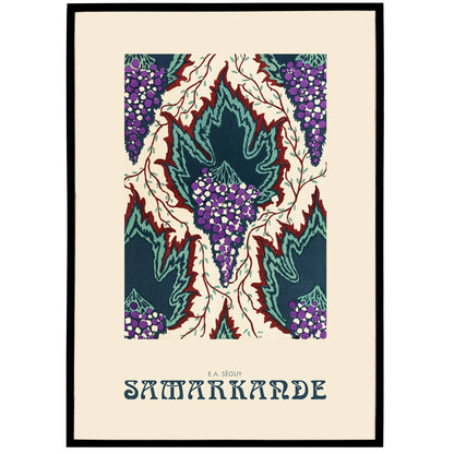 Samarkande Art Nouveau Poster