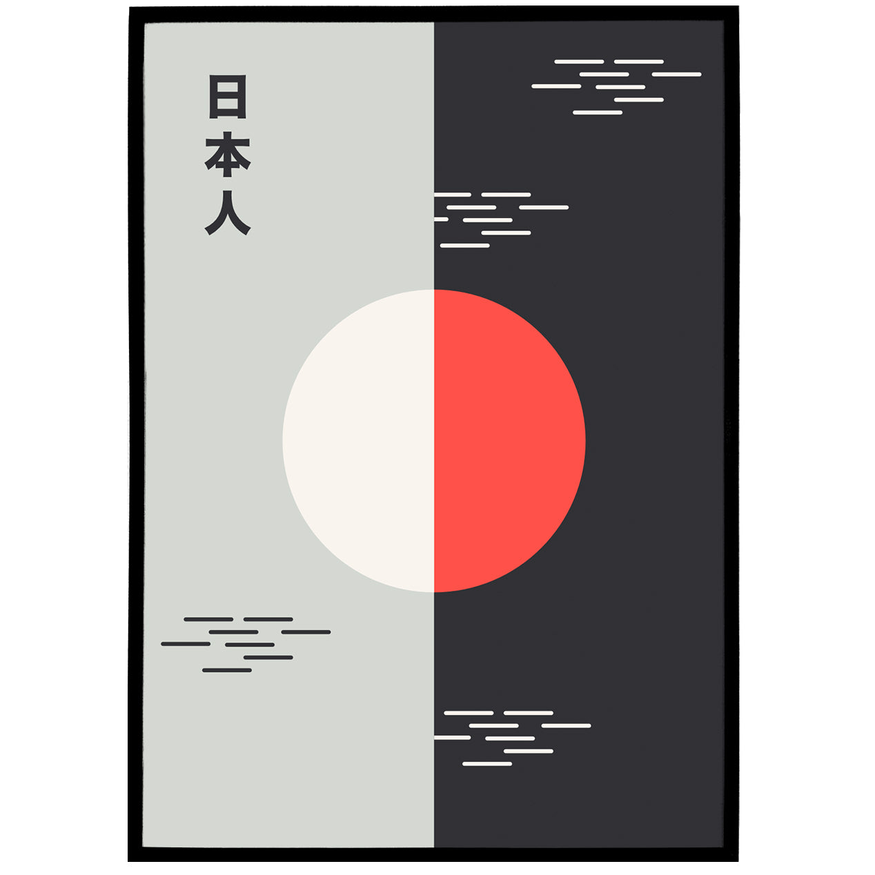 Japanese Aesthetic - Geometric Poster