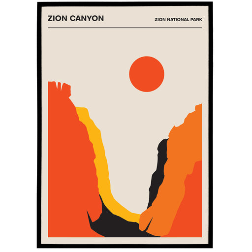 Zion Canyon Poster