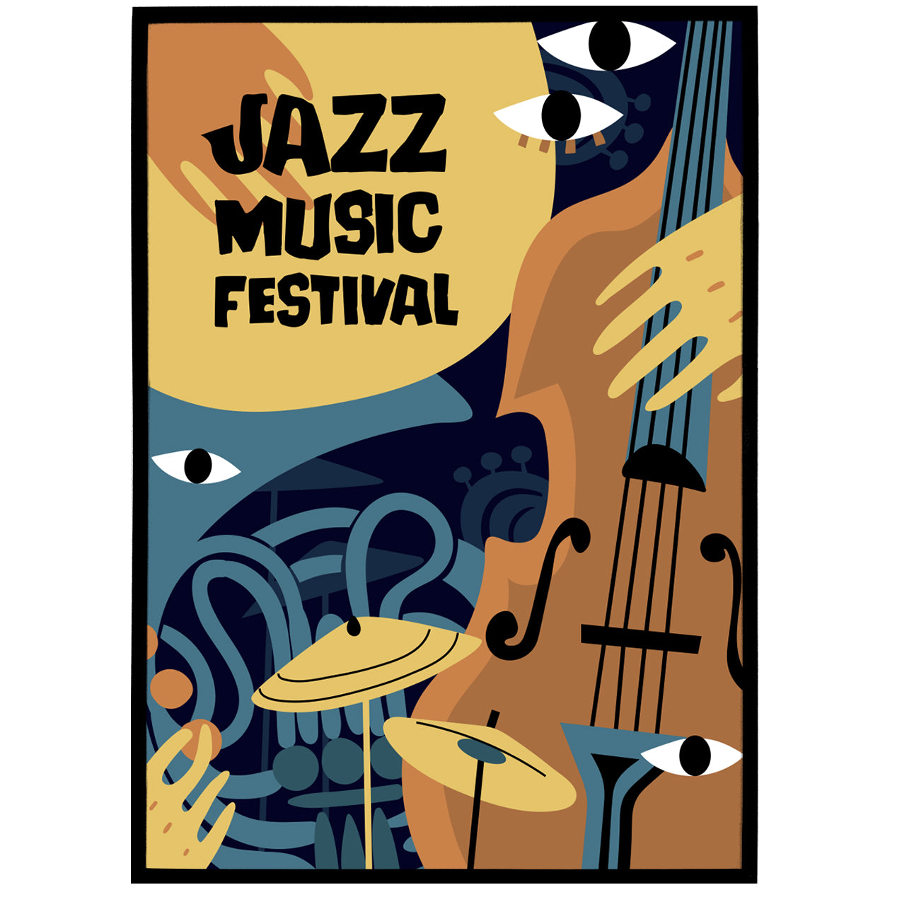 Jazz Music Festival Poster