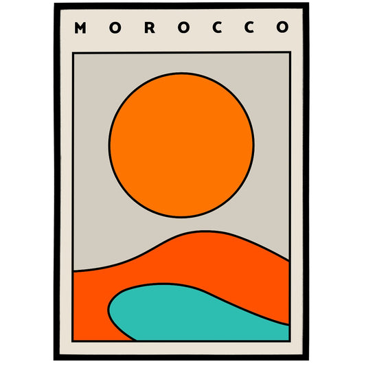 Morocco Art Poster