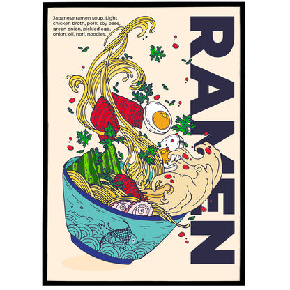 Japanese Ramen Poster Print