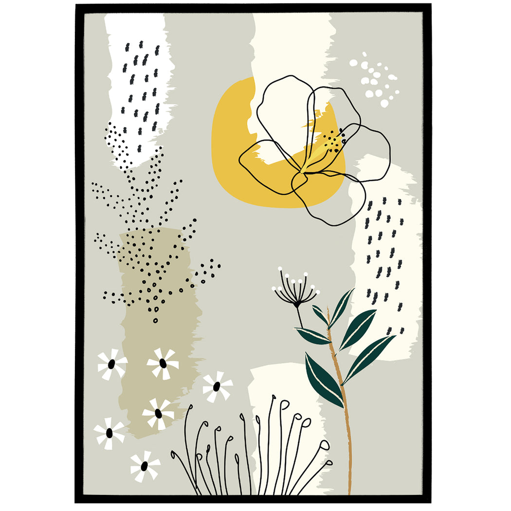 Floral Illustration Print