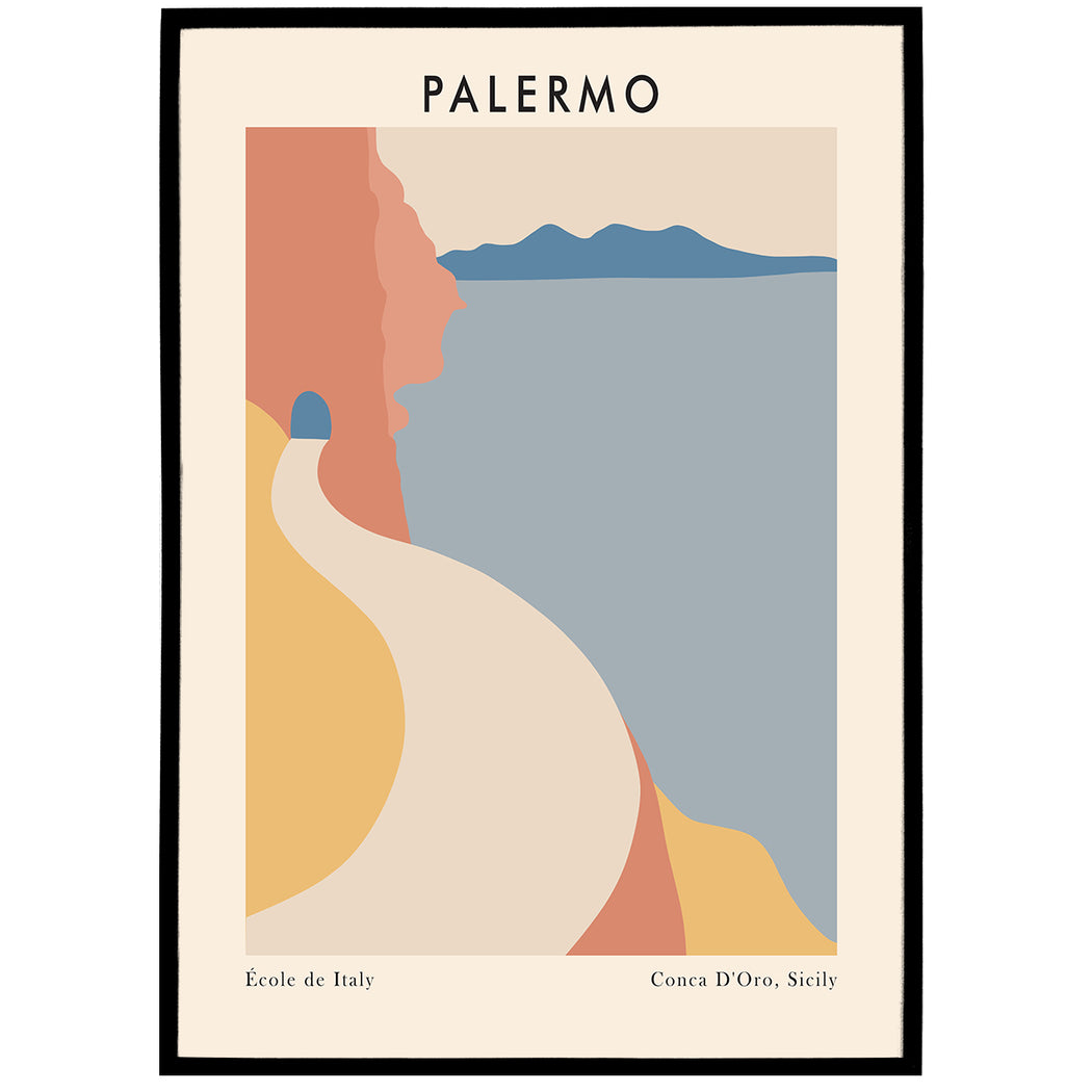 Sicily - Palermo Travel Poster