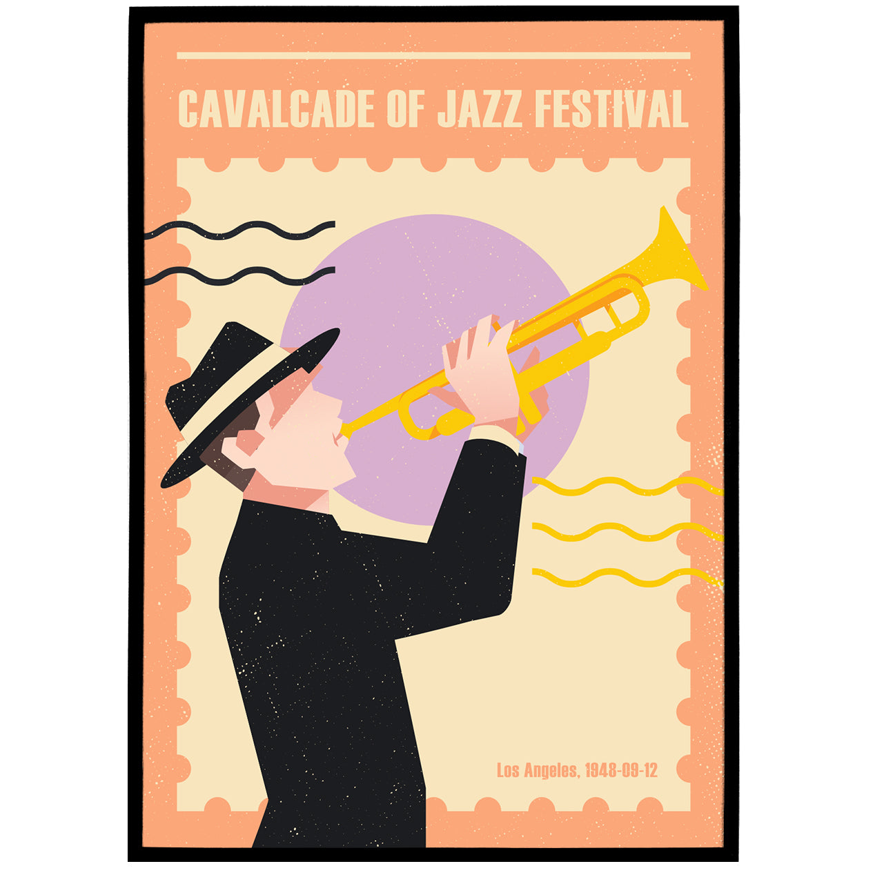 Cavalcade of Jazz Festival Poster Print