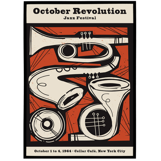 October Revolution Jazz Festival Poster