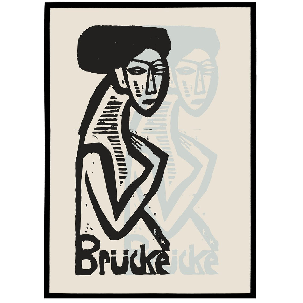 1912 Brucke Exhibition Poster