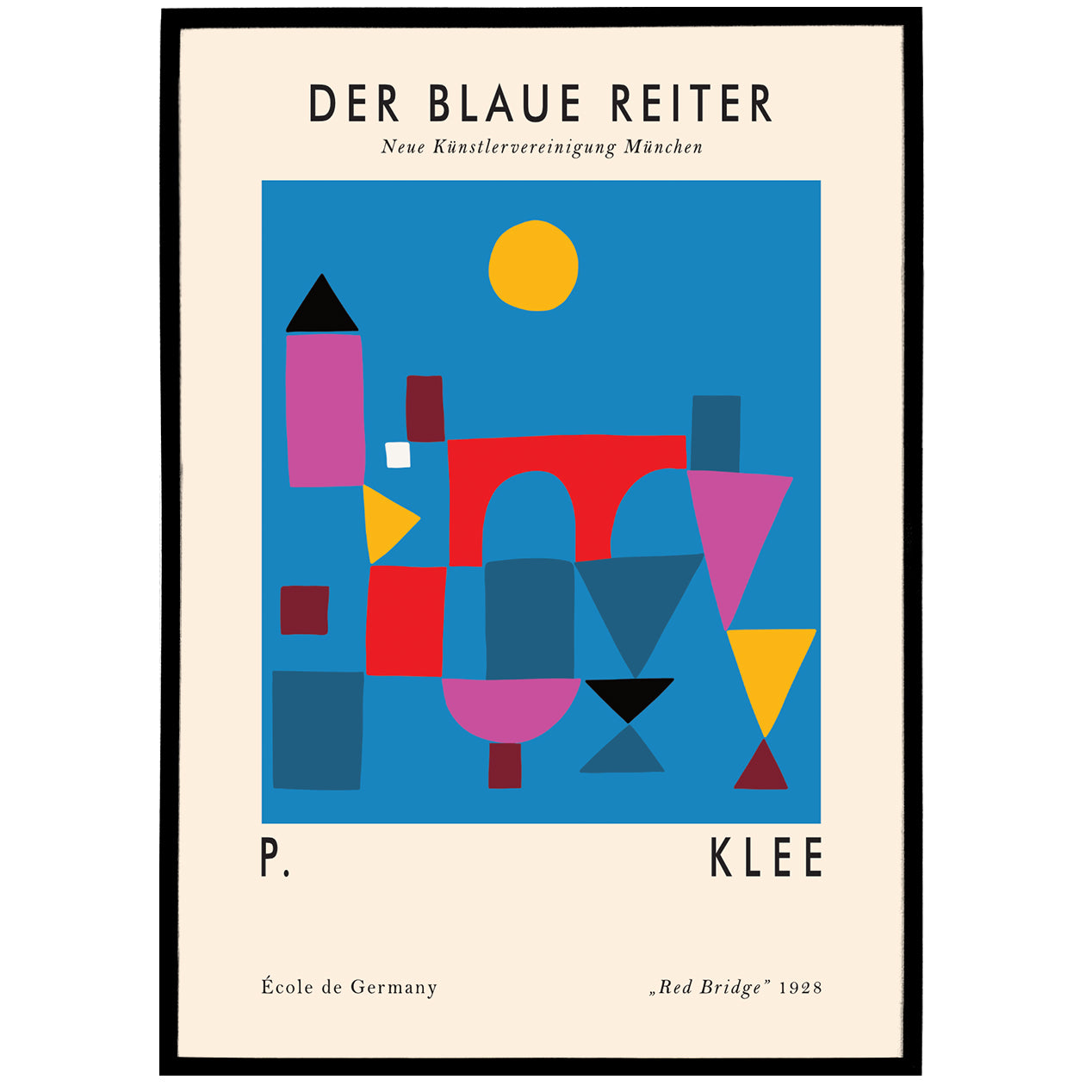 Paul Klee Maximalist Poster