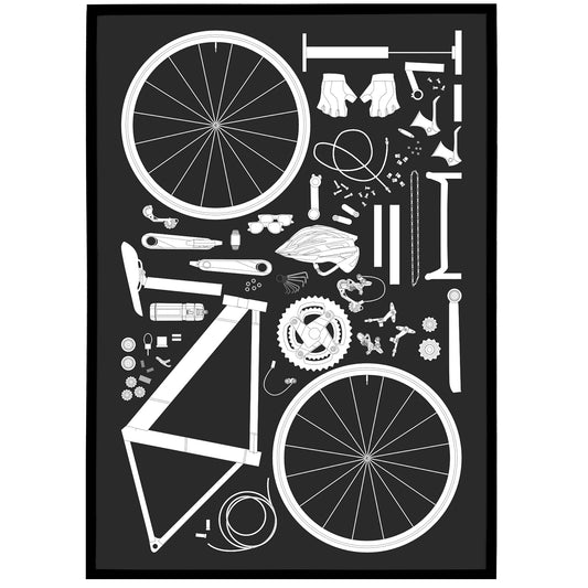 Bauhaus Tour Cycling Poster