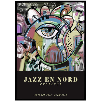Colorful Jazz Music Festival Poster