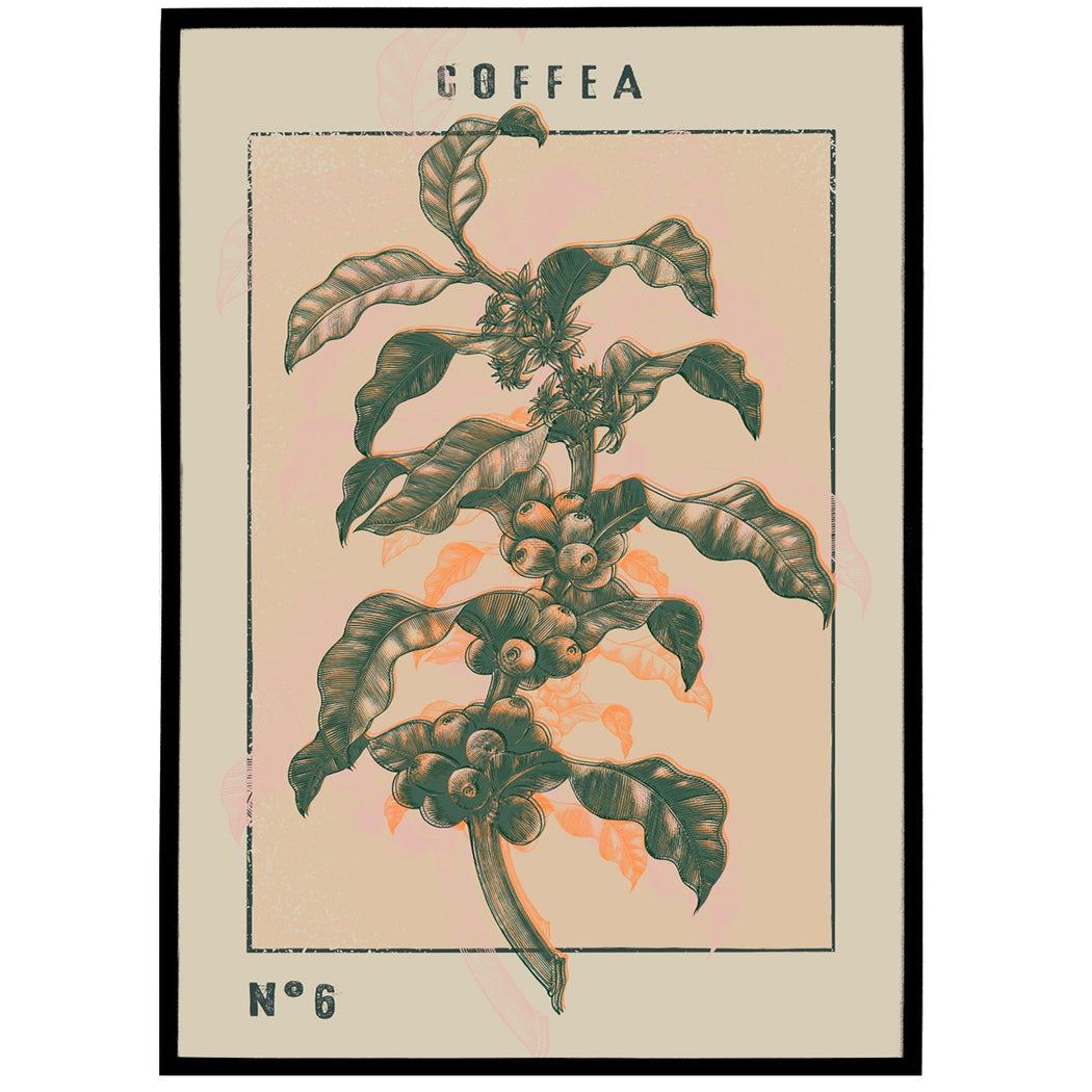 Coffea Vintage Art Print