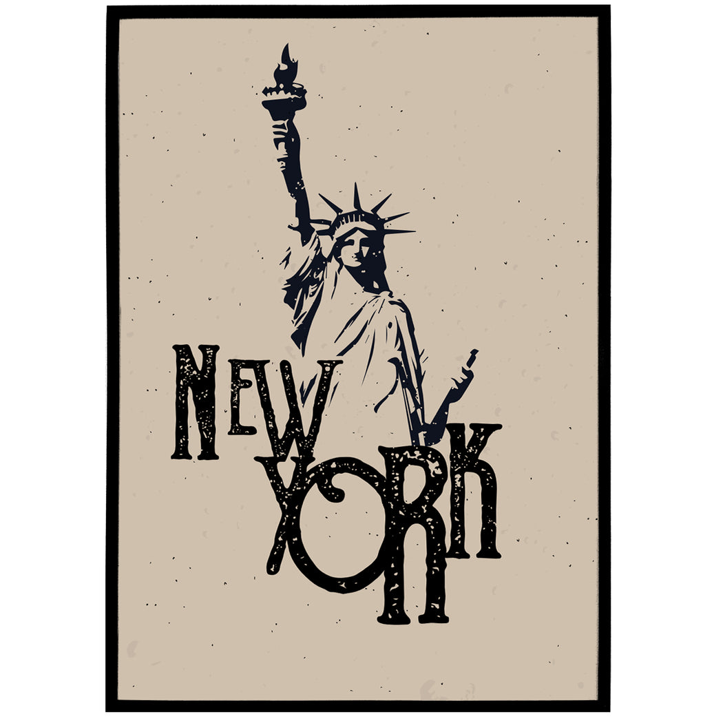 New York Retro Poster