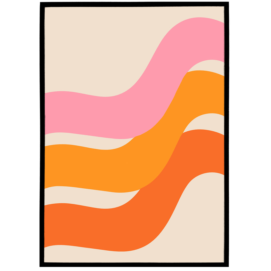 Abstract Stripes Poster