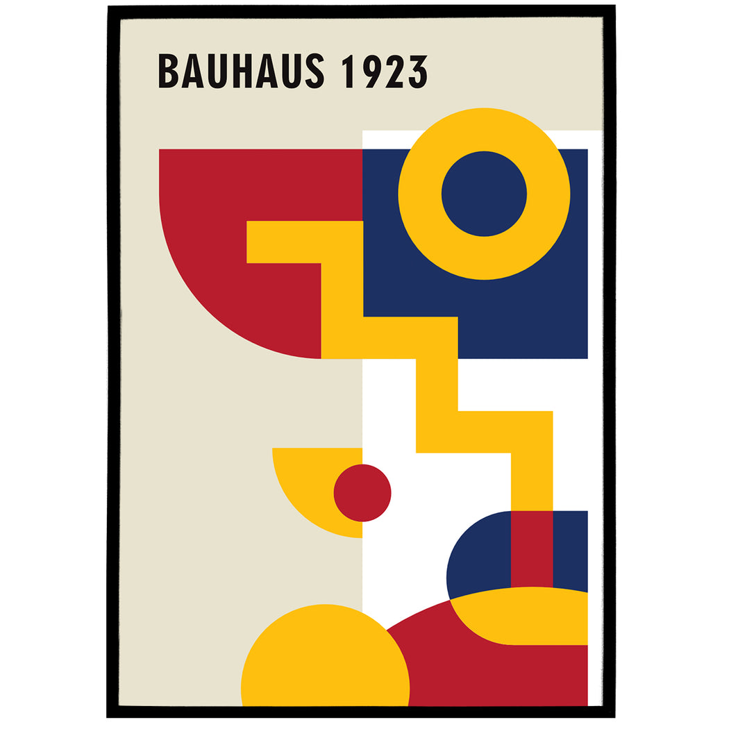 Vintage Bauhaus Poster Print