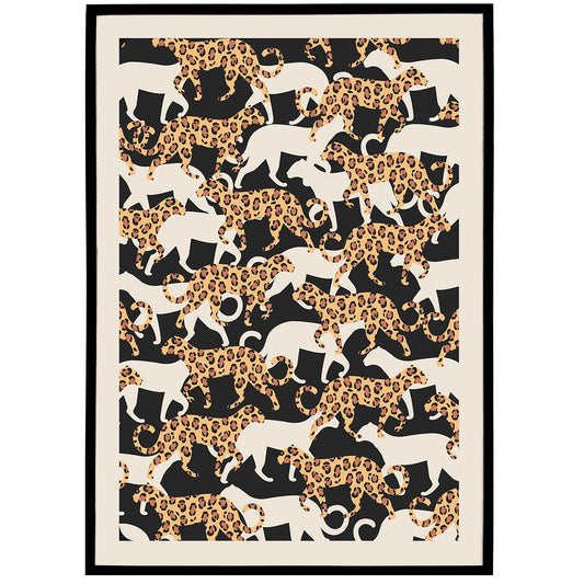 Wild Leopards Cheetah Poster