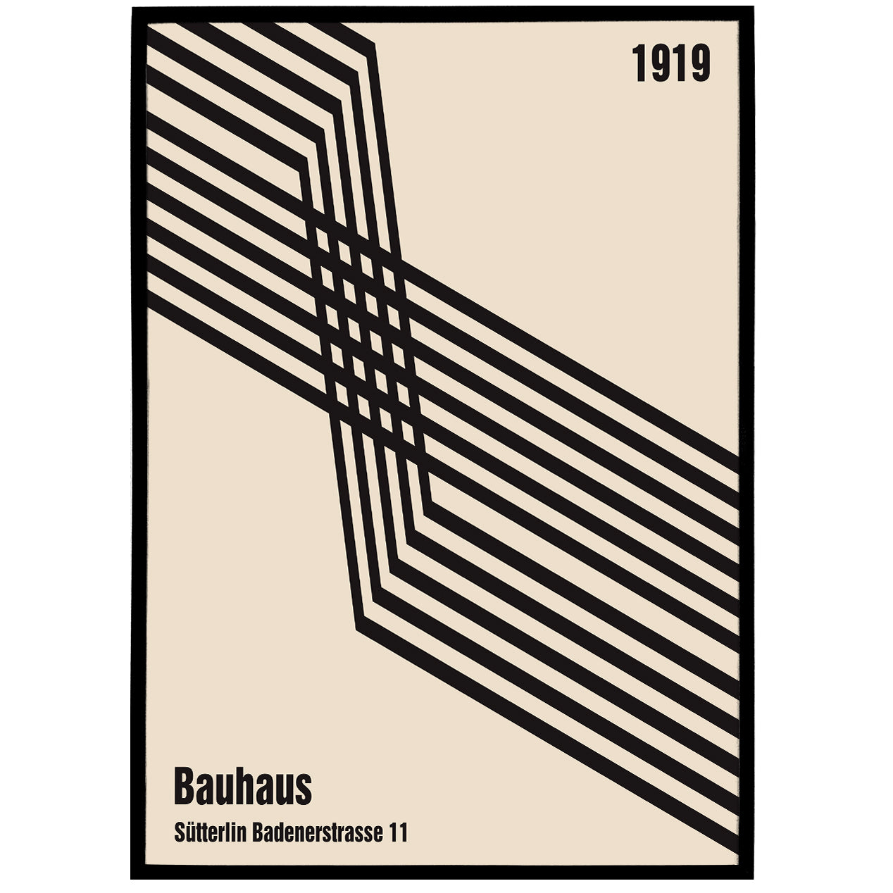 Bauhaus Minimalist Poster