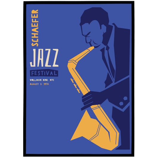 Schaefer Jazz Festival Poster