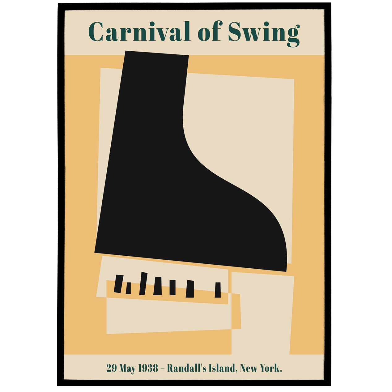 1938 Vintage Jazz Poster