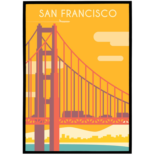 SAN FRANCISCO - minimalist travel poster