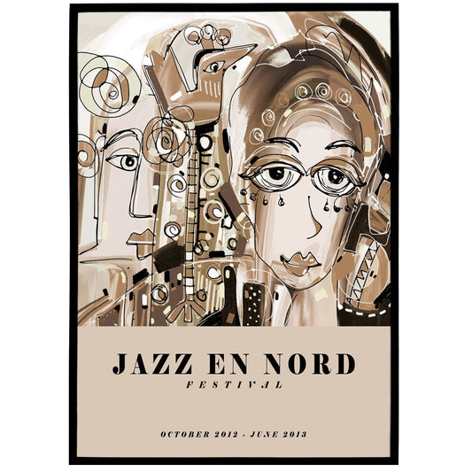 Beige Jazz En Nord Festival Poster