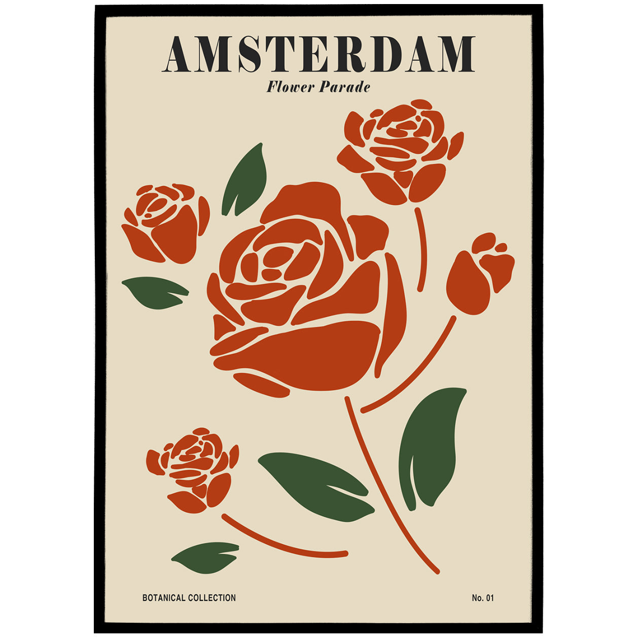 Amsterdam Flower Parade Poster