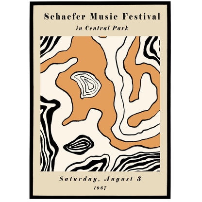 1967 Schaefer Music Festival Poster