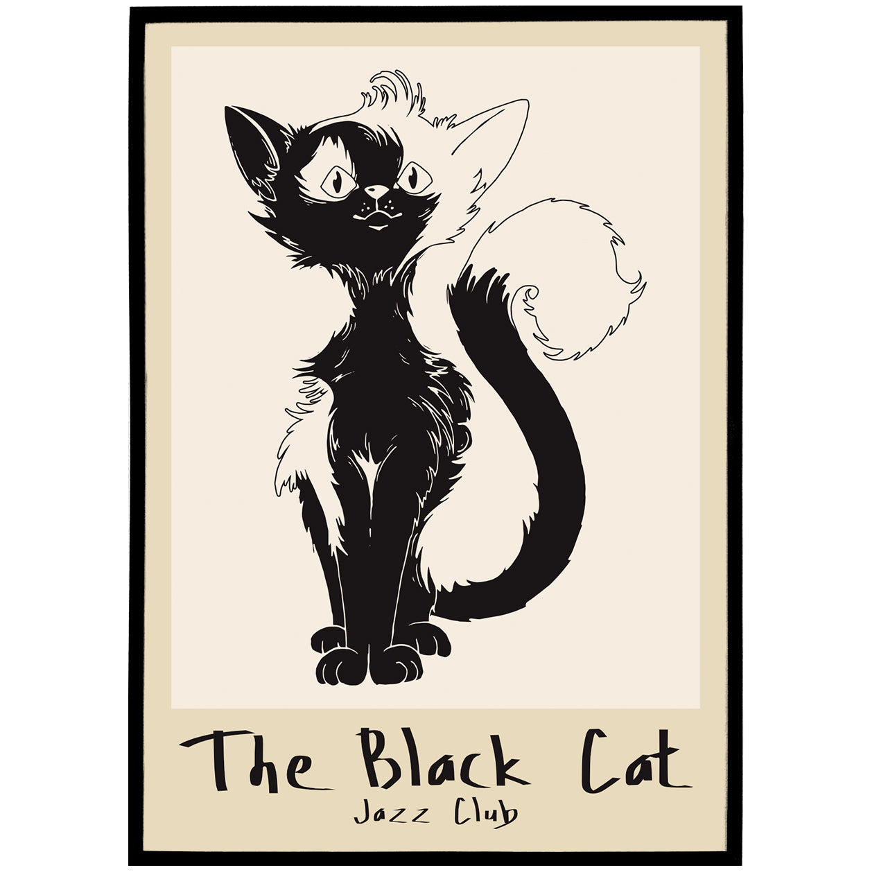 The Black Cat - Jazz Poster Print