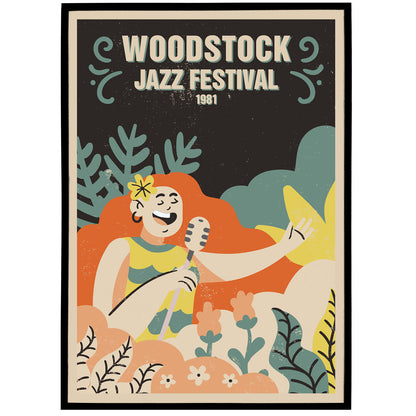 Woodstock Jazz Festival Poster