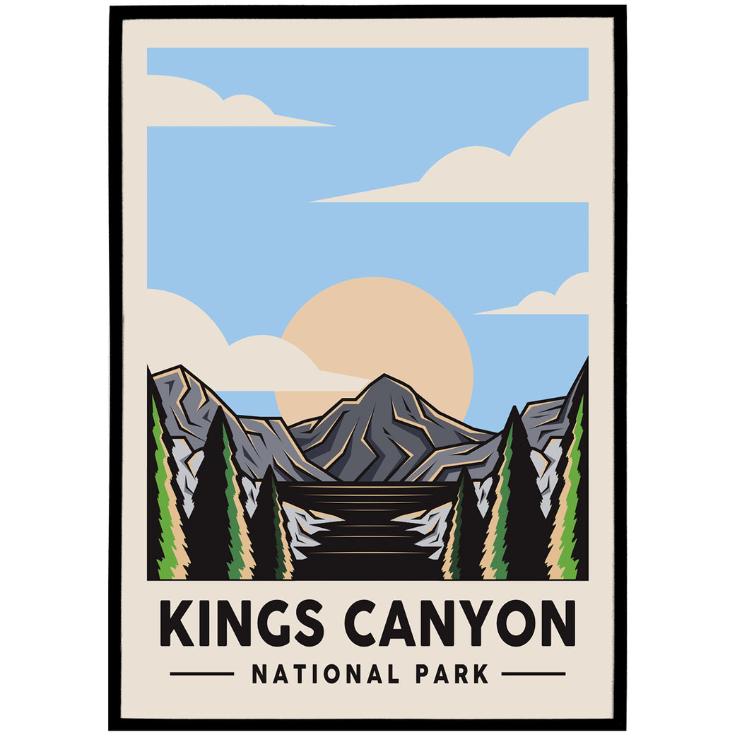 Kings Canyon National Park Poster