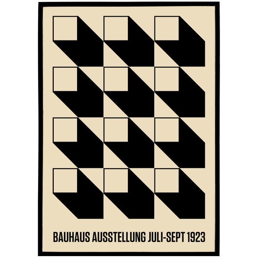 Bauhaus Exhibition Minimalist Poster