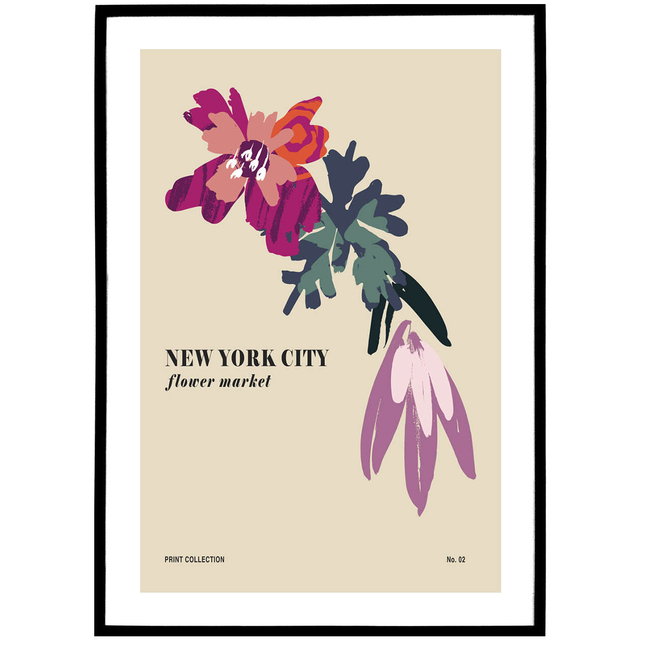 Flower Market NYC Poster