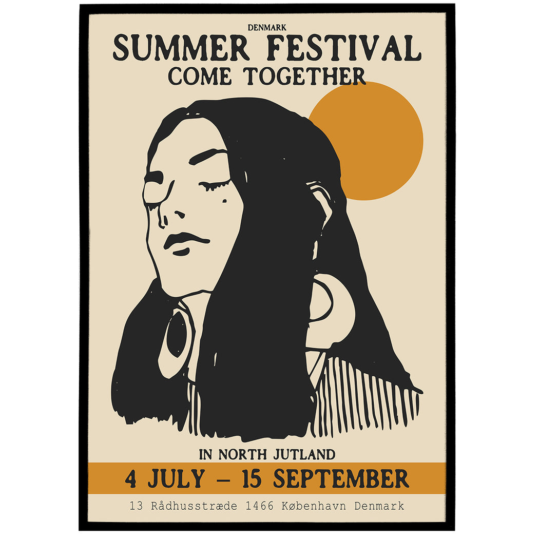 Summer Festival Denmark Poster