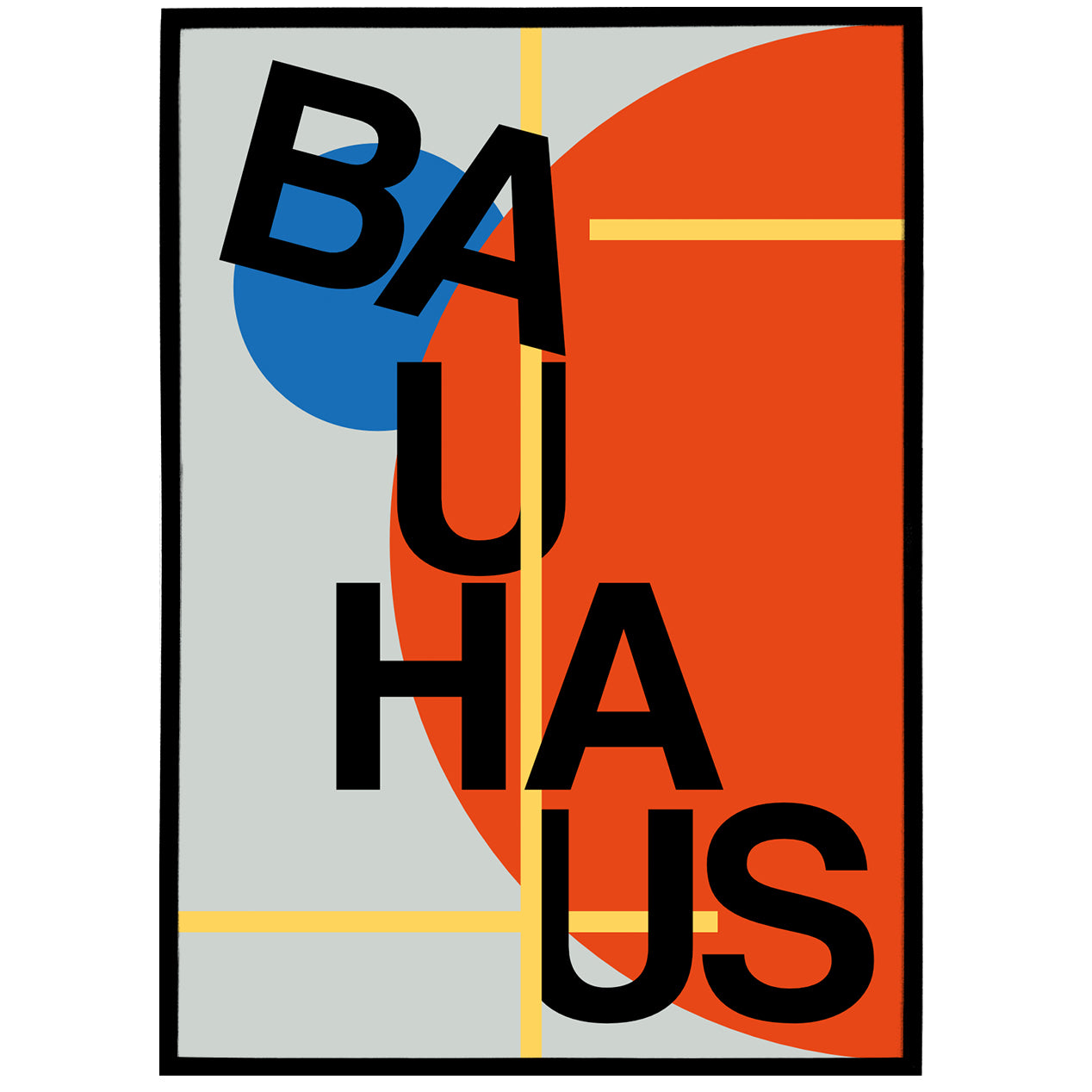 Bauhaus Typographic Poster