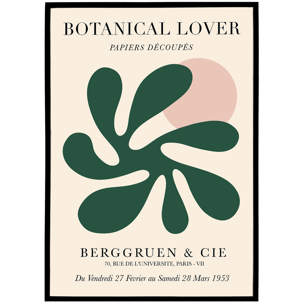 Botanical Exhibition Vintage Poster