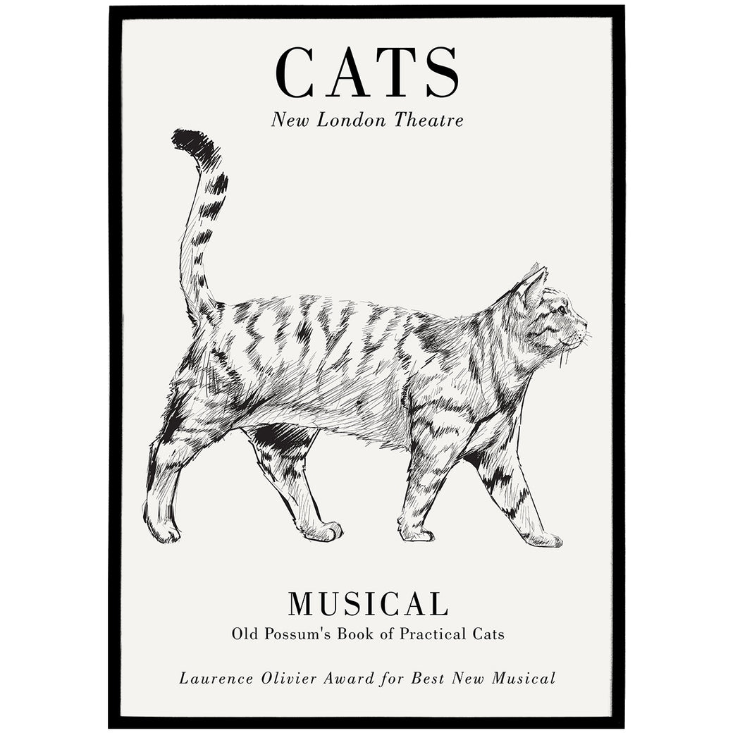 CATS Musical Poster Print