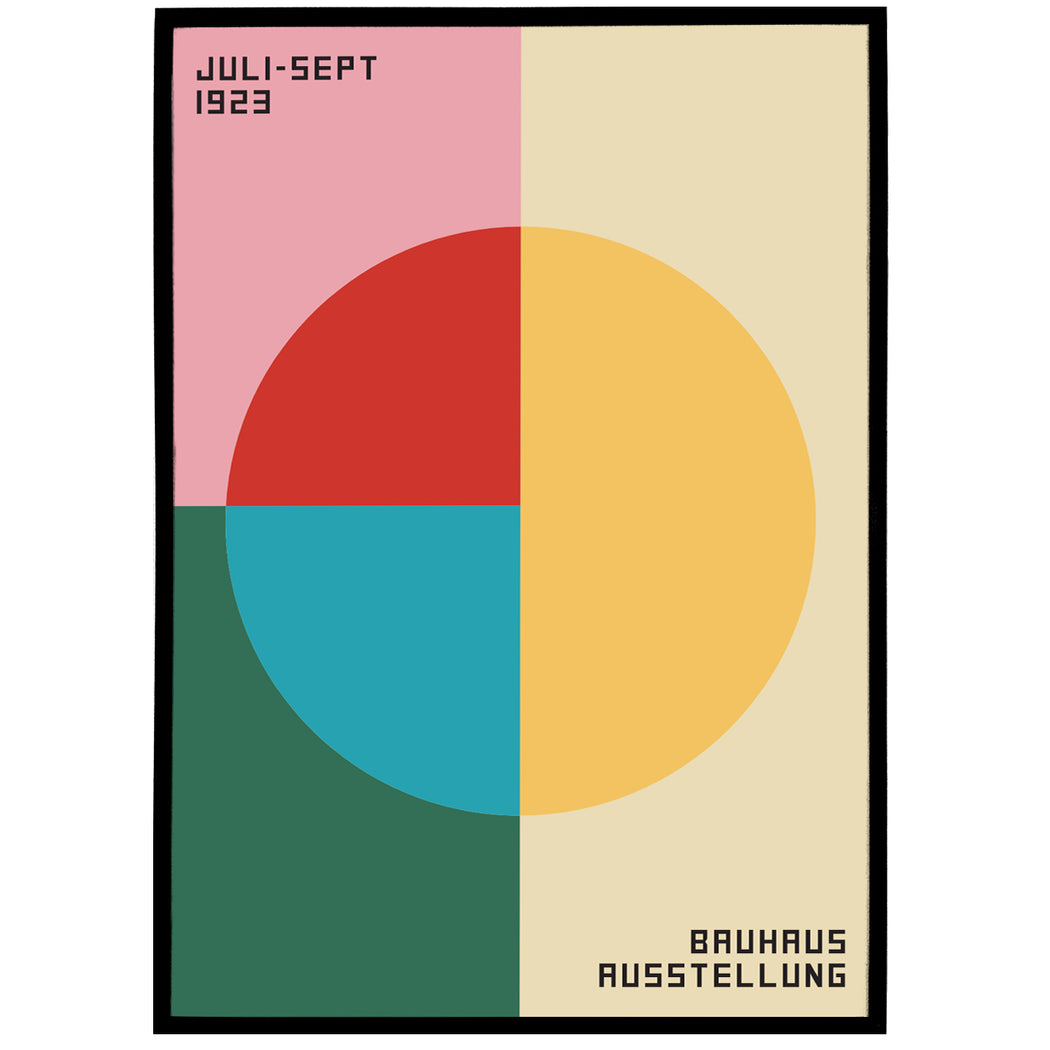 Minimalist Bauhaus Geometric Poster