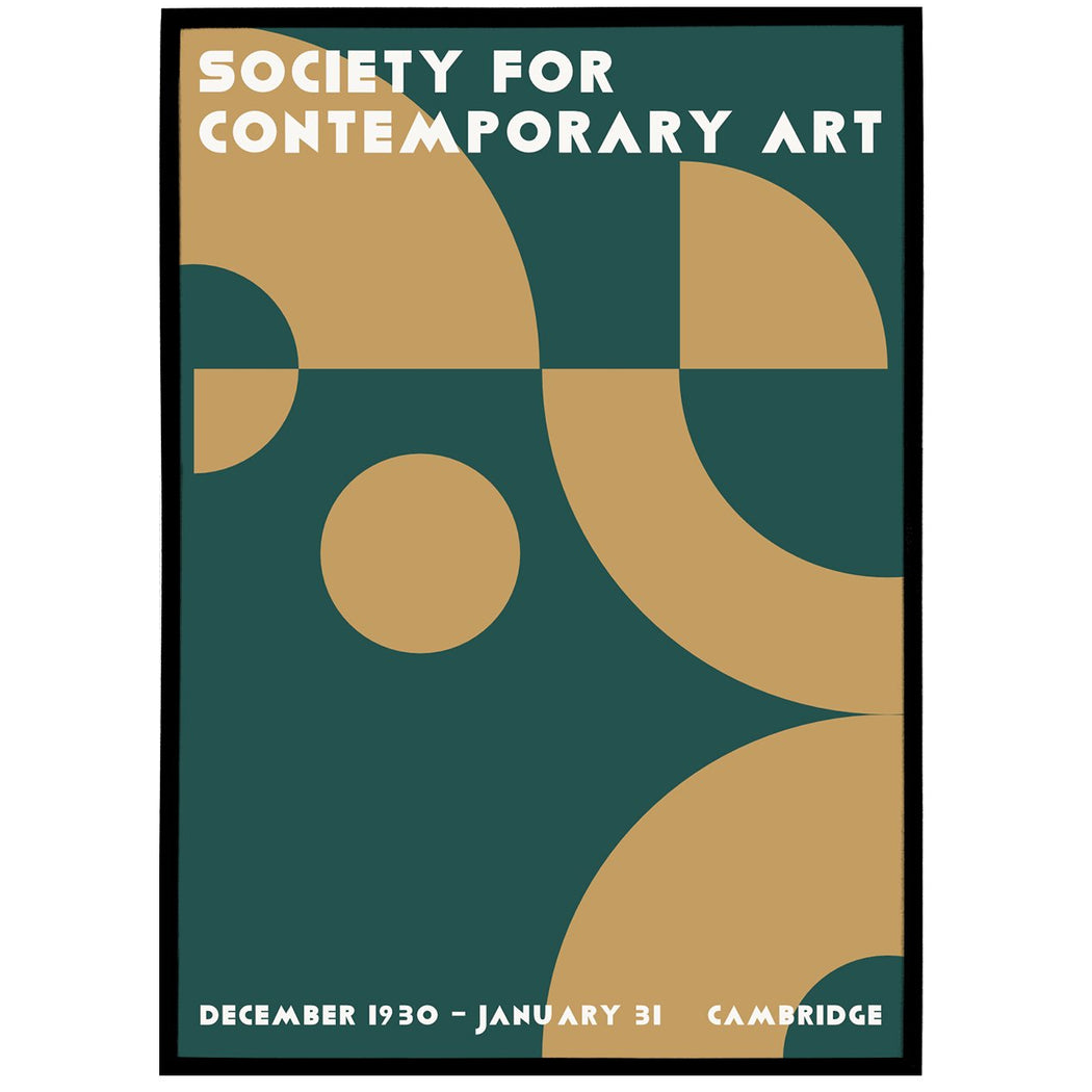 Exhibition Poster - Society for Contemporary Art