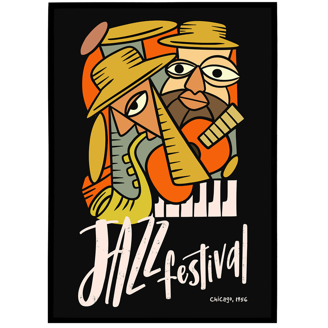 Jazz Festival, Chicago Poster