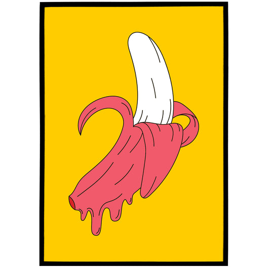 Banana Pop-Art Poster