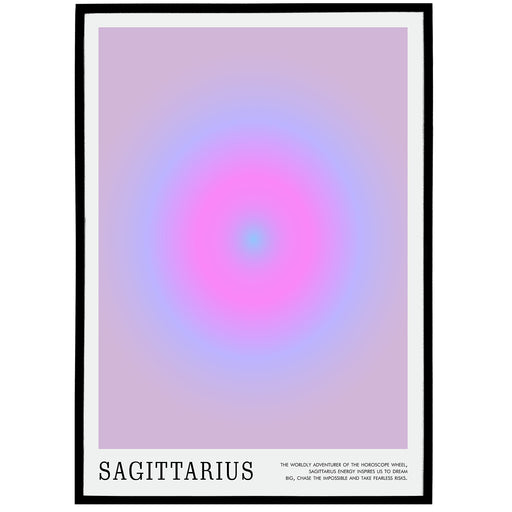 Sagittarius Zodiac Sign Poster