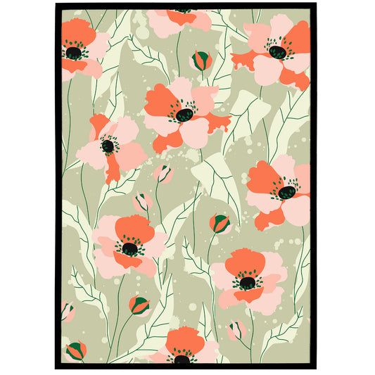 Floral Painting Poster