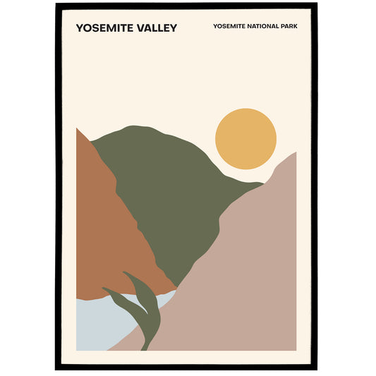 Yosemite National Park Poster