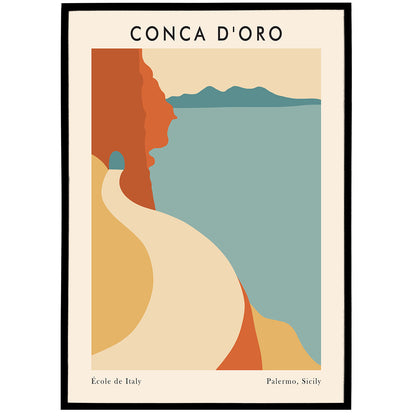 Conca D'Oro Travel Poster
