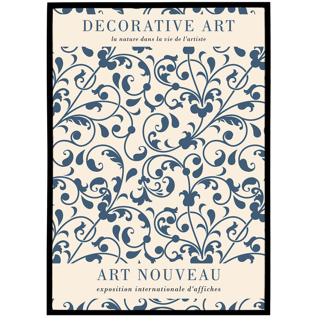 Vintage Poster for Decorative Art Exhibition