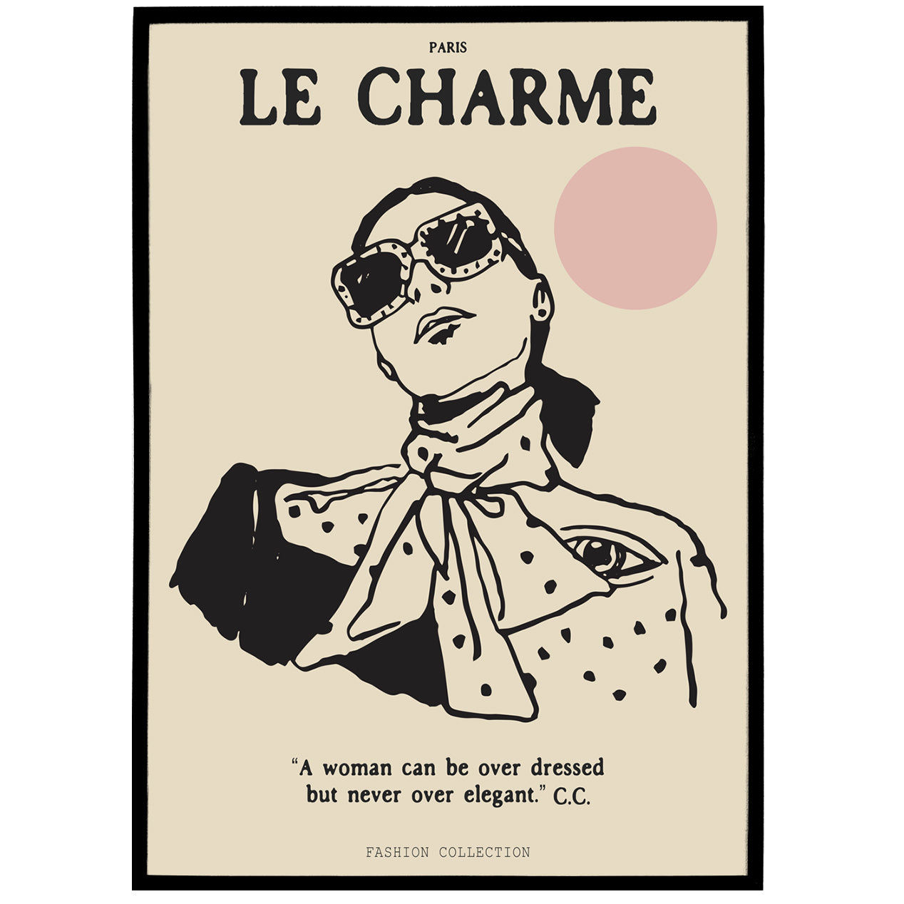Coco Chanel Fashion Poster