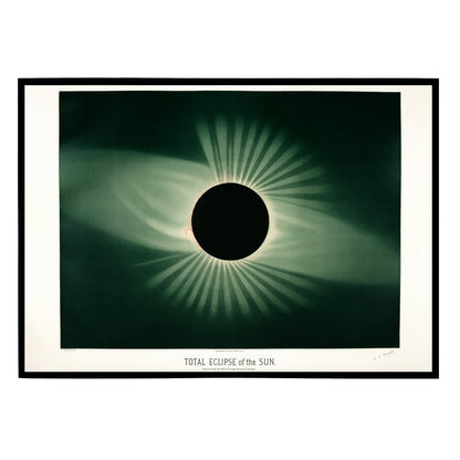 Sun Eclipse - Retro Poster