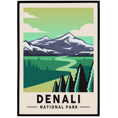 Denali National Park Poster