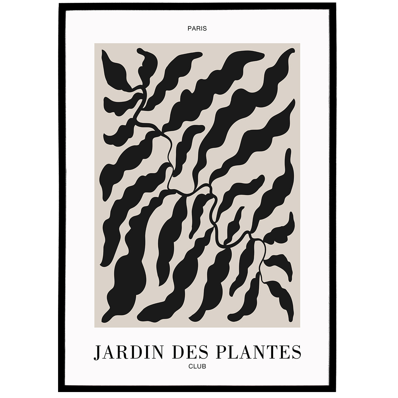 Jardin Des Plantes Paris Club Poster