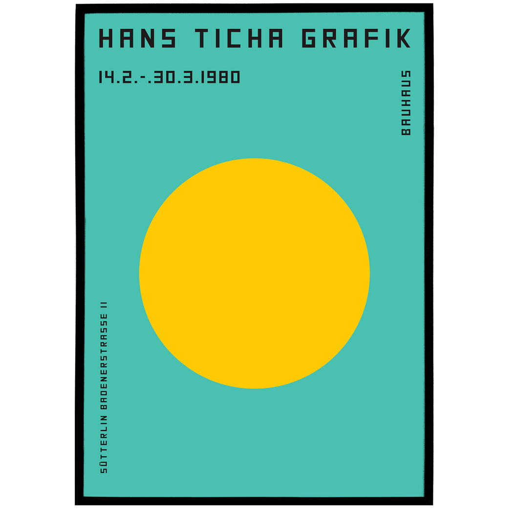 Minimalist Bauhaus Poster Print